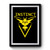 Pokemon Go Team Instinct Logo Design Art Simple Premium Poster