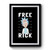 Rick And Morty Free Rick Vintage Art Simple Premium Poster
