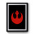 Rogue One Star Wars Rebel Alliance Logo Design Funny Premium Poster