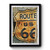 Route 66 Road Vintage Premium Poster