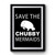 Save The Chubby Mermaids Art Premium Poster