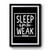 Sleep Is For The Weak Art Funny Premium Poster