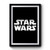 Star Wars Logo Art Vintage Simple Premium Poster