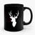 Rudolphdeer Head Silhouette Christmas Holiday Ceramic Mug