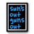 Suns Out Guns Out Funny Design Art Simple Premium Poster