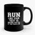 Run Like Any Text Is Waiting You Funny Celebrity, Ashton Irwin Cameron Dallas Connor Franta Kian Lawley Nash Grier Adam Levine Nick Jonas Niall Horan Justin Bieber Luke Kuechly Ceramic Mug