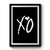 The Weeknd Xo Simple Design Premium Poster