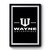 Wayne Enterprises Logo Vintage Art Simple Premium Poster
