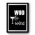Wod & Wine Retro Premium Poster