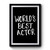 World's Best Actor Film Cast & Crew Filmmaker Gift Art Funny Premium Poster