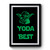 Yoda Best Star Wars Vintage Art Simple Premium Poster