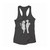 Banksy Girl And Boy Relationship Mean Women Racerback Tank Top