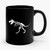 T-Rex Dinosaur Skeleton Ceramic Mug