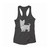Yorkshire Terrier Calligram Women Racerback Tank Top