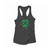St Patrick's Day Shamrock Glass Women Racerback Tank Top