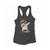 Dabbing Bulldog Women Racerback Tank Top