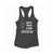 Funny Workout Single Funny Quotes Women Racerback Tank Top