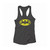 Batdad Batman Logo Father's Day Present Women Racerback Tank Top