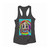 Tekashi 6ix9ine Rainbow Hairstyle Cartoon Women Racerback Tank Top