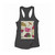 Colourful Sketch Of Wine Elements Women Racerback Tank Top