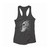 Diesel Power Stacked Skull Women Racerback Tank Top