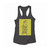 Black Lives Matter Yellow Women Racerback Tank Top