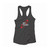 Distressed Red Dwarf Logo Women Racerback Tank Top