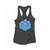 Blue Block Women Racerback Tank Top