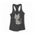 Cat Pattern Patch Women Racerback Tank Top