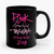 Pink Beautiful Trauma 1 Art Ceramic Mug
