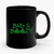 St Patricks Day Bad And Boozy 2 Funny Ceramic Mug