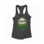Sloth Buggy Green Women Racerback Tank Top