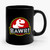 Rawr Jurassic Park Logo 2 Vintage Ceramic Mug