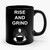 Rise And Grind 2 Art Style Ceramic Mug