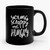 Young Scrappy And Hungry 2 Vintage Retro Classic 2 Ceramic Mug
