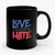 Love Trumps Hate 1 Simple Art Style Ceramic Mug