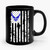 Air Force Flag Blue Crest Military Ceramic Mug