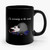 Angry Opossum I'm Screaming On The Inside Ceramic Mug