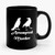 Attempted Murder Funny Crows Ceramic Mug