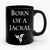 Born Of A Jackal 666 Antichrist Satanic Ceramic Mug