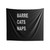 Barre Cats Naps Flowy Savasana Indoor Wall Tapestries