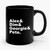 Clockwork Orange Themed Helvetica List Ceramic Mug