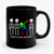 Dare To Be Yourself Lgbt Rainbow Dabbing Skeleton Ceramic Mug