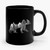 Double Exposure Bear And Forest Ceramic Mug