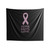 Breast Cancer Awareness Hope Faith Love Indoor Wall Tapestries