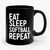 Eat Sleep Softball Repeat Ceramic Mug Eat Sleep Softball Repeat Ceramic Mug