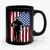 Fireman American Flag Ceramic Mug