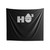 Christmas Santa Ho Cubed Ho Ho Ho Indoor Wall Tapestries