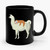 Funny Sloth Sleeping On Llama Ceramic Mug