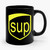 Funny Sup What'sup Ups Ceramic Mug